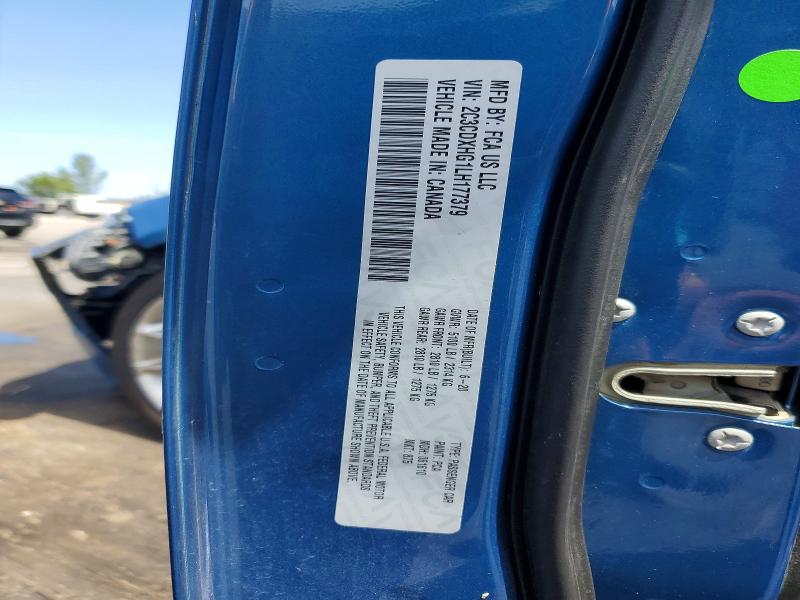 Aukcja sprzedaży 2020 Dodge Charger, vin: 2C3CDXHG1LH177379, numer aukcji: 57405576