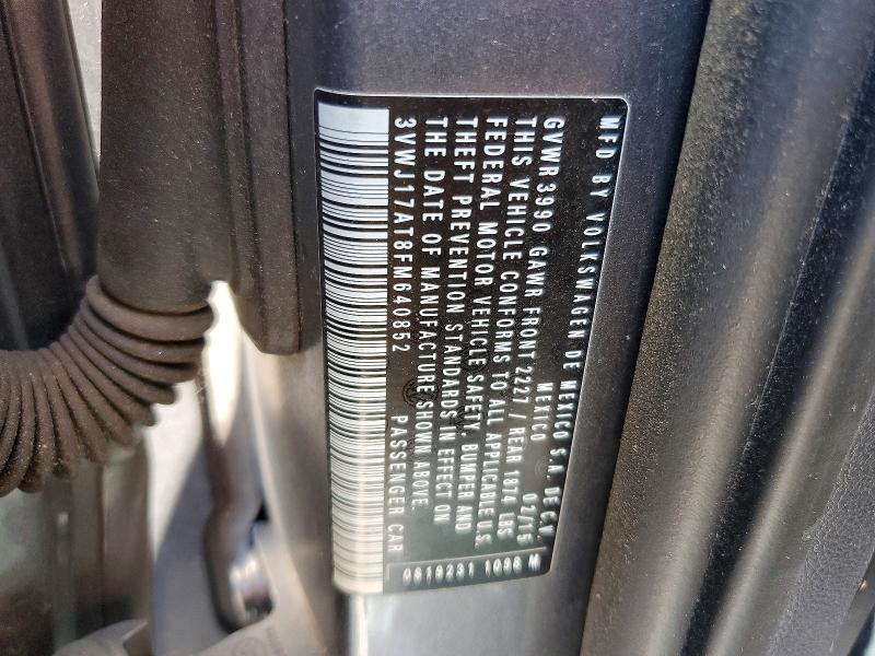 Продажа на аукционе авто 2015 Volkswagen Beetle, vin: 3VWJ17AT8FM640852, номер лота: 55056826
