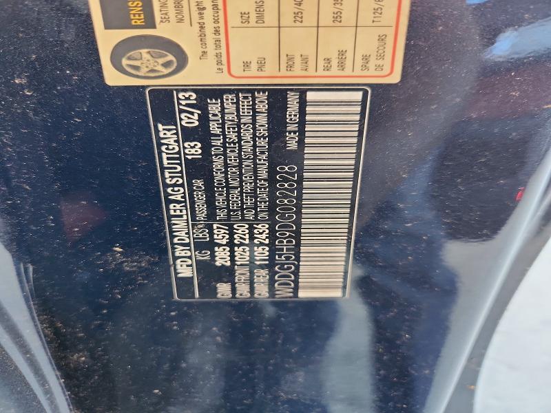 2013 Mercedes-benz C მანქანა იყიდება აუქციონზე, vin: WDDGJ5HB9DG082828, აუქციონის ნომერი: 56088776