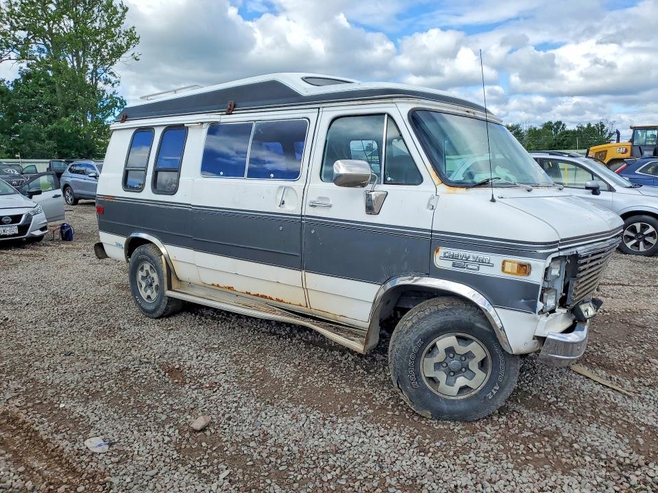 1984 Chevrolet G20 მანქანა იყიდება აუქციონზე, vin: 1GBEG25H8E7118831, აუქციონის ნომერი: 55994316