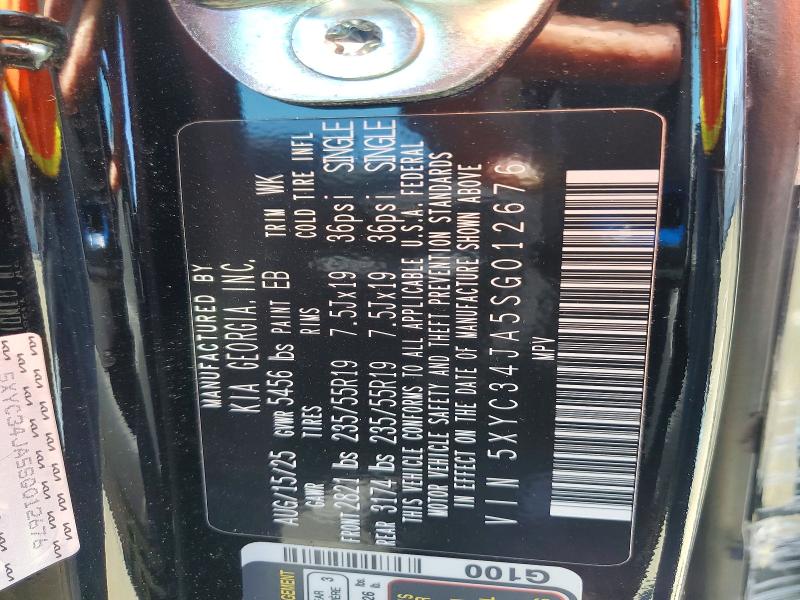 2025 Kia Ev6 მანქანა იყიდება აუქციონზე, vin: 5XYC34JA5SG012676, აუქციონის ნომერი: 57196846