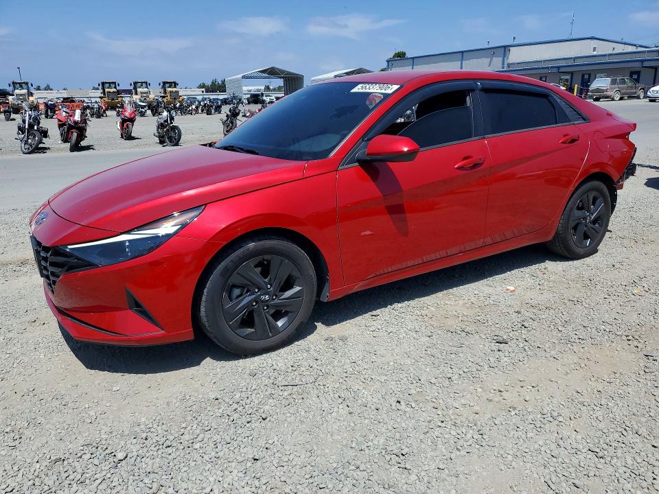 2022 Hyundai Elantra მანქანა იყიდება აუქციონზე, vin: 5NPLM4AG1NH066295, აუქციონის ნომერი: 56337906