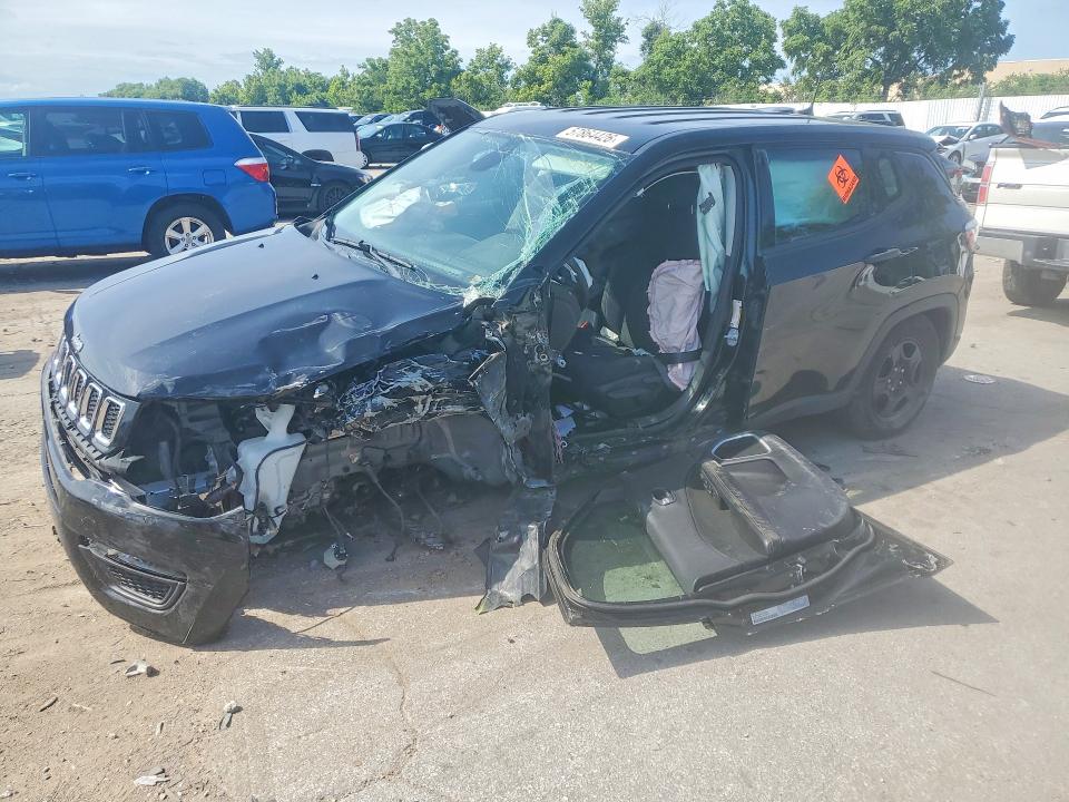 2021 Jeep Compass მანქანა იყიდება აუქციონზე, vin: 3C4NJCAB1MT548960, აუქციონის ნომერი: 57864426
