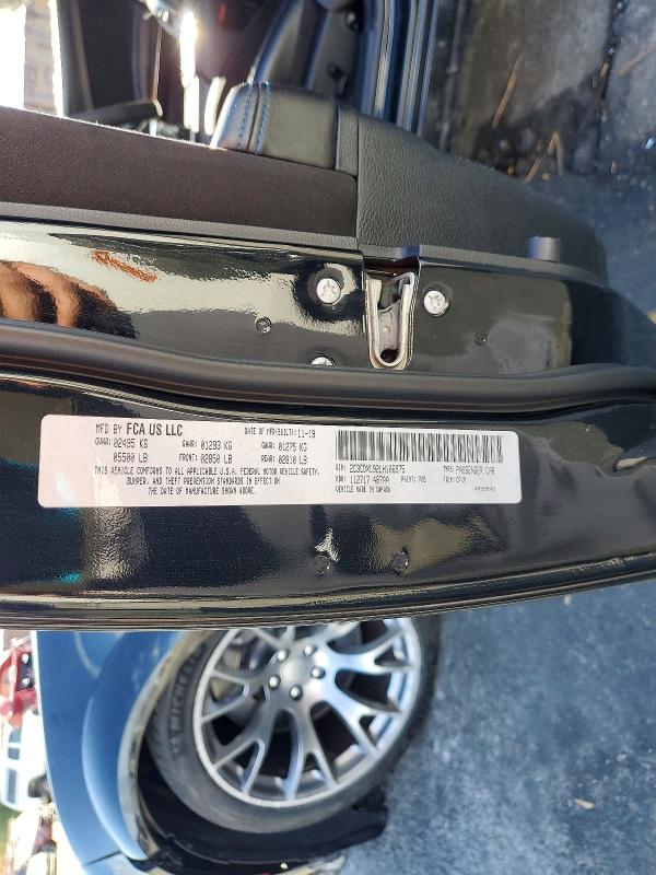 2020 Dodge Charger მანქანა იყიდება აუქციონზე, vin: 2C3CDXL92LH106975, აუქციონის ნომერი: 58583456