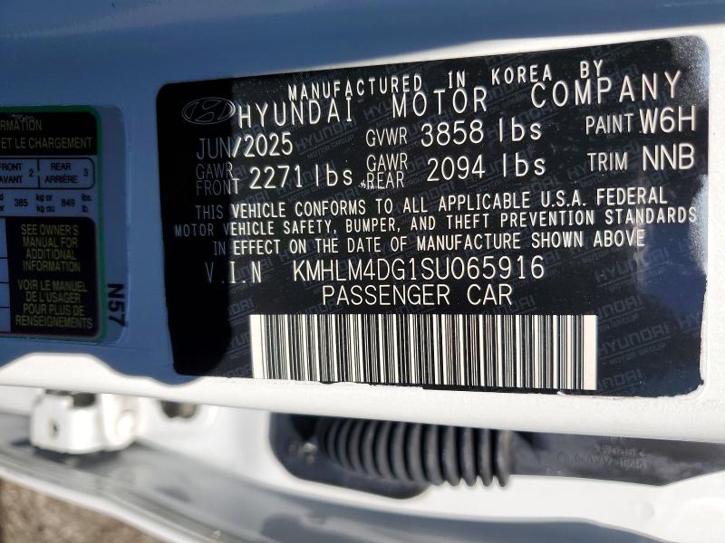 59188766 :رقم المزاد ، KMHLM4DG1SU065916 vin ، 2025 Hyundai Elantra مزاد بيع