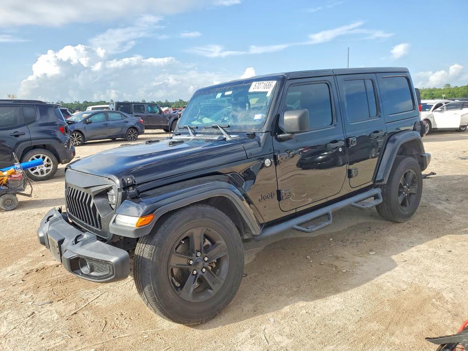 57071686 :رقم المزاد ، 1C4HJXEG9LW165318 vin ، 2020 Jeep Wrangler Unlimited مزاد بيع
