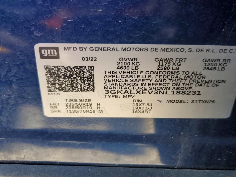 Продажа на аукционе авто 2022 Gmc Terrain, vin: 3GKALXEV3NL188231, номер лота: 55769476