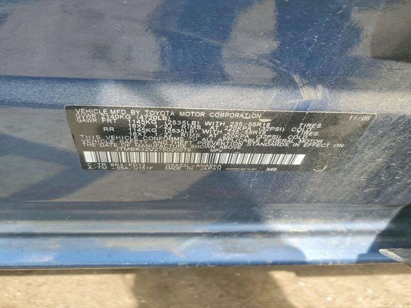 Aukcja sprzedaży 2007 Toyota Rav4, vin: JTMBK32V275020079, numer aukcji: 58353486