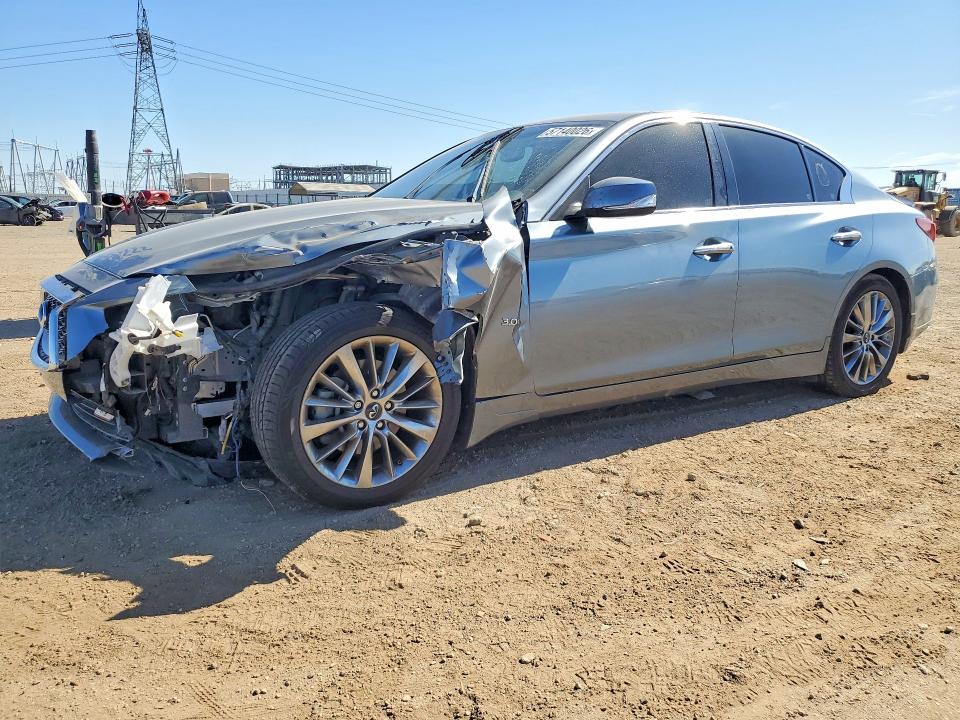 2018 Infiniti Q50 მანქანა იყიდება აუქციონზე, vin: JN1EV7AP6JM353836, აუქციონის ნომერი: 57140026