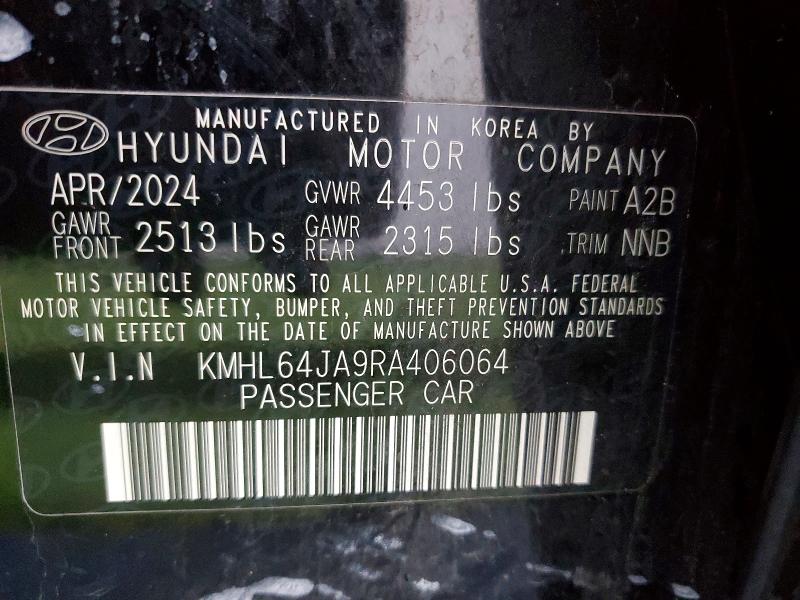 Aukcja sprzedaży 2024 Hyundai Sonata, vin: KMHL64JA9RA406064, numer aukcji: 57057746