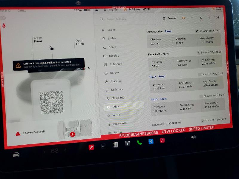 Aukcja sprzedaży 2022 Tesla Model 3, vin: 5YJ3E1EA4NF286935, numer aukcji: 56357646