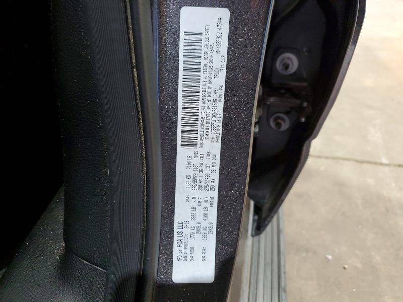 56347976 :رقم المزاد ، 1C6SRFJT3KN781586 vin ، 2019 Ram 1500 مزاد بيع