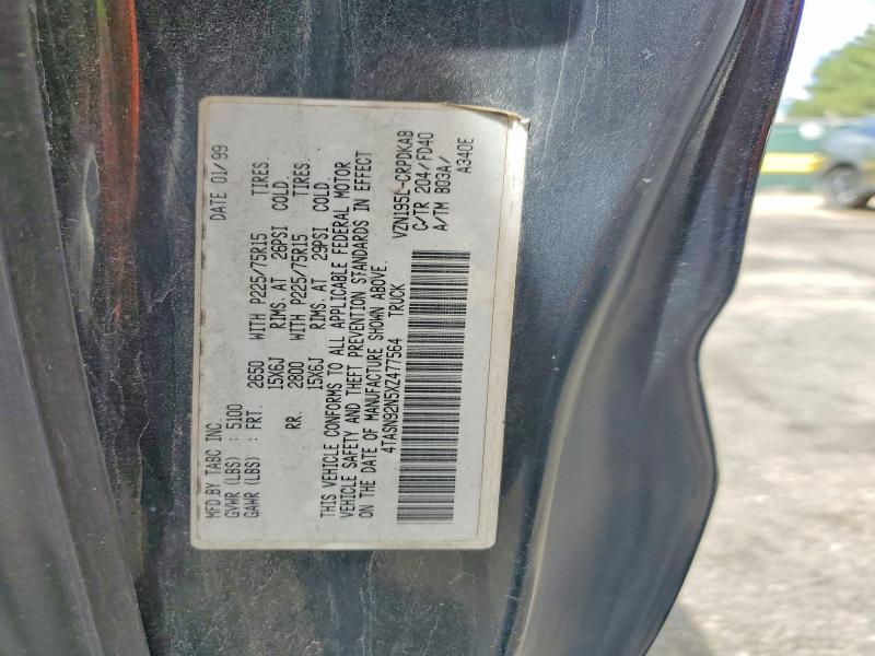 56226476 :رقم المزاد ، 4TASN92N5XZ477564 vin ، 1999 Toyota Tacoma مزاد بيع