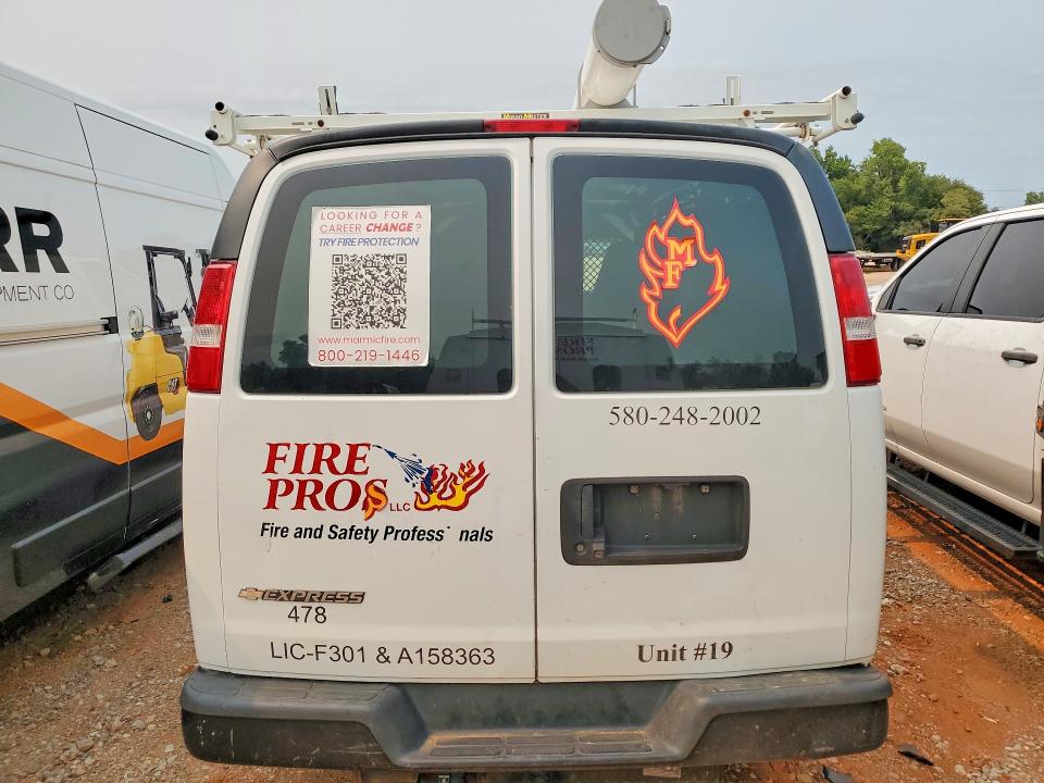 Aukcja sprzedaży 2019 Chevrolet Express G2500, vin: 1GCWGAFG8K1370786, numer aukcji: 59351186