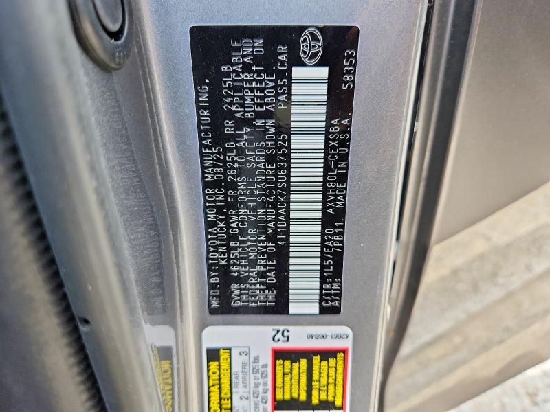 Продажа на аукционе авто 2025 Toyota Camry, vin: 4T1DAACK7SU637525, номер лота: 55711516