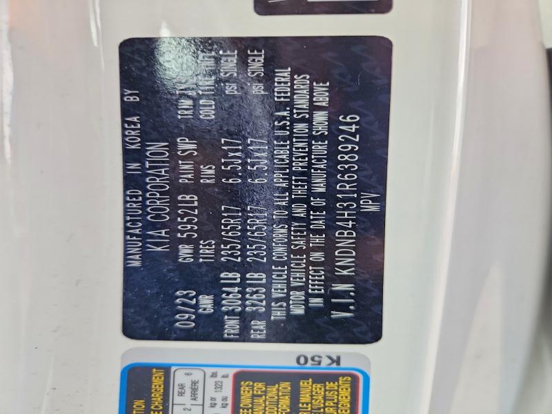 Продаж на аукціоні авто 2024 Kia Carnival, vin: KNDNB4H31R6389246, номер лоту: 57570776