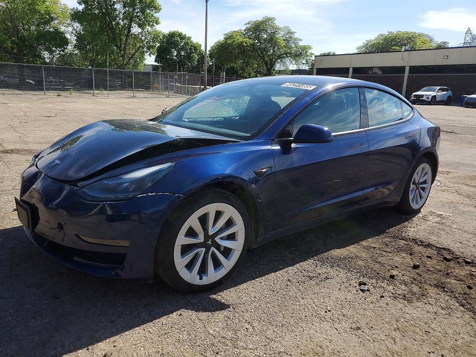 Продажа на аукционе авто 2022 Tesla Model 3, vin: 5YJ3E1EA1NF189028, номер лота: 56251466