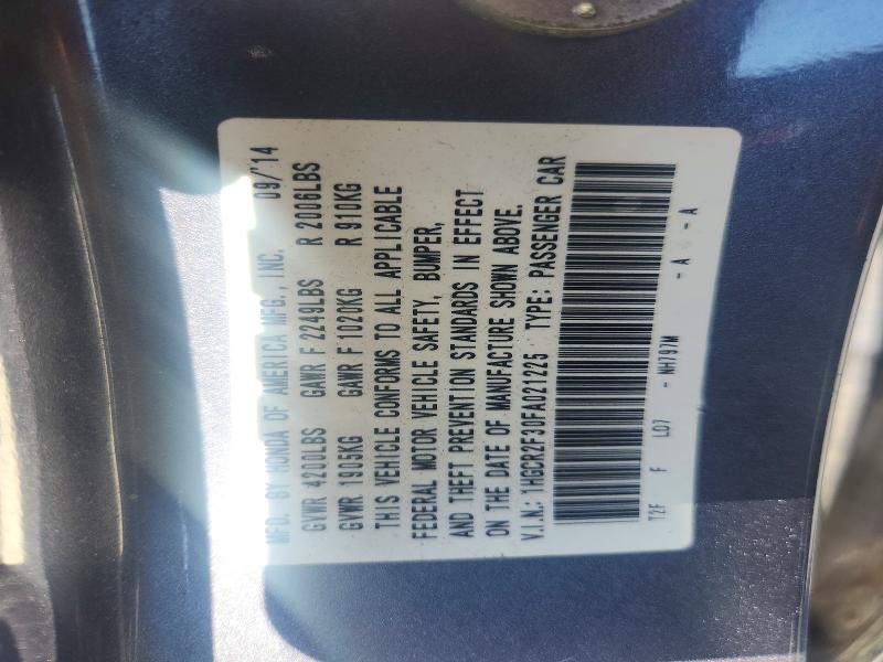 Aukcja sprzedaży 2015 Honda Accord, vin: 1HGCR2F30FA021225, numer aukcji: 55736886