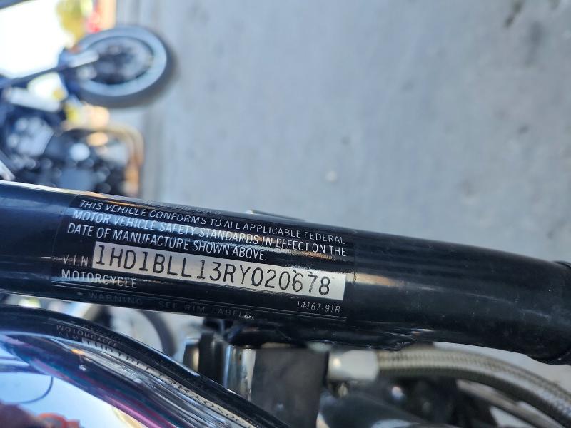 56653336 :رقم المزاد ، 1HD1BLL13RY020678 vin ، 1994 Harley Davidson Fxsts مزاد بيع
