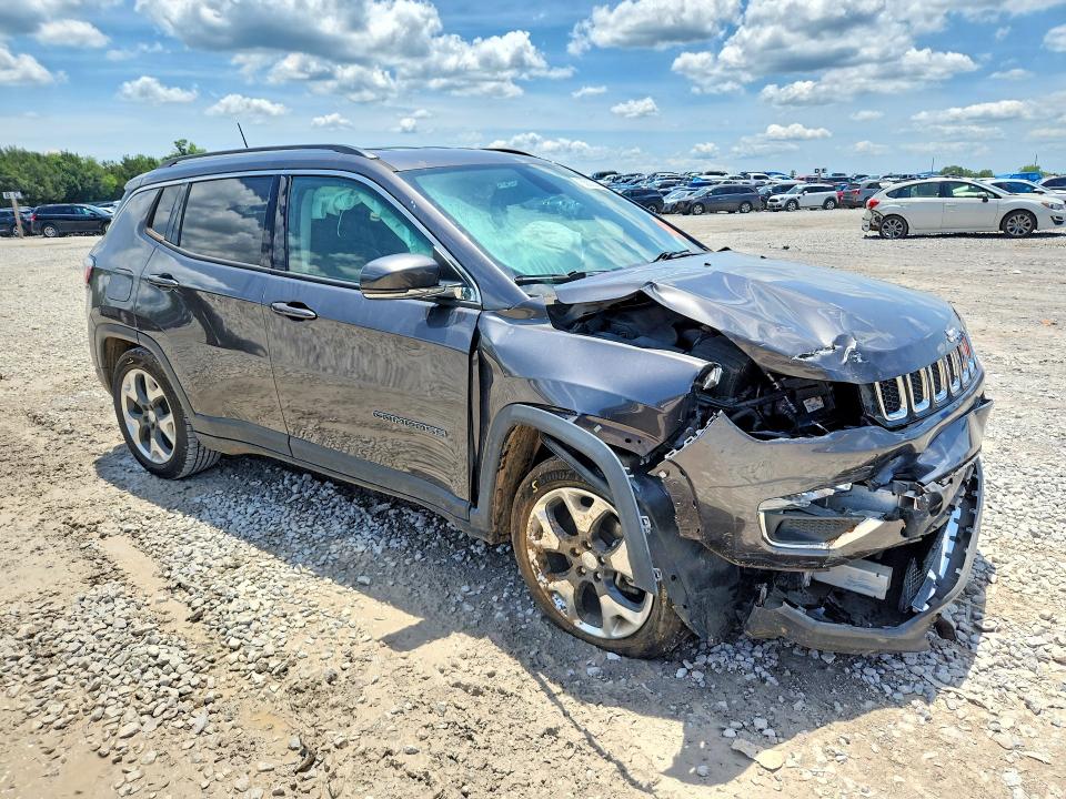 2019 Jeep Compass მანქანა იყიდება აუქციონზე, vin: 3C4NJCCB8KT662707, აუქციონის ნომერი: 55538446
