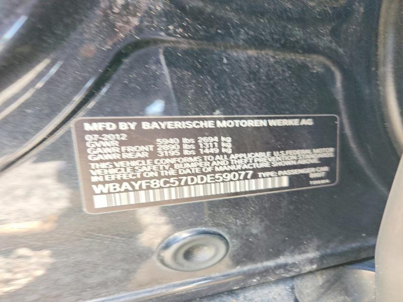 Продажа на аукционе авто 2013 Bmw 750, vin: WBAYF8C57DDE59077, номер лота: 56451256