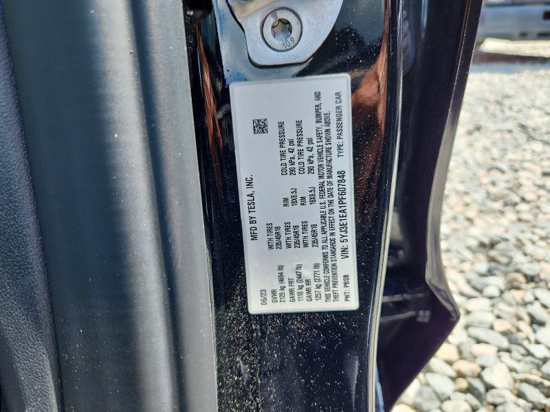 2023 Tesla Model 3 მანქანა იყიდება აუქციონზე, vin: 5YJ3E1EA1PF607848, აუქციონის ნომერი: 56783666