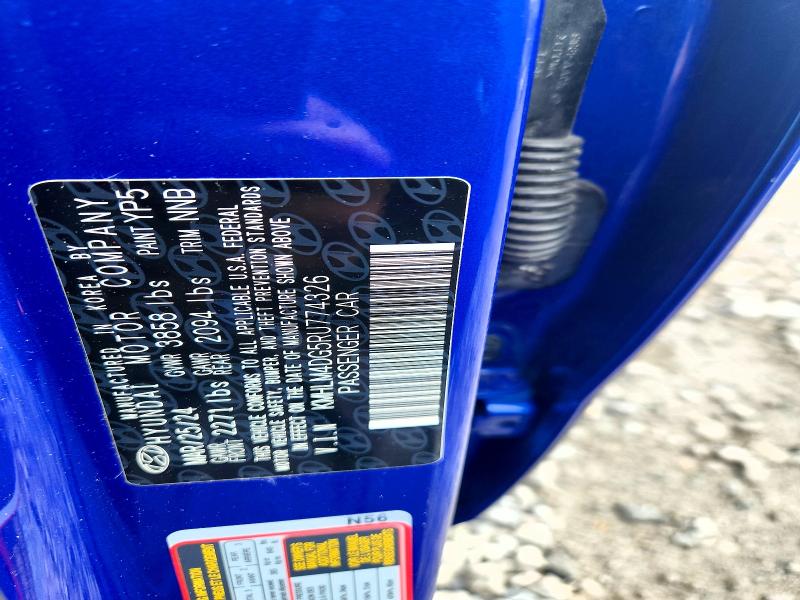 Продажа на аукционе авто 2024 Hyundai Elantra, vin: KMHLM4DG5RU774326, номер лота: 56670936