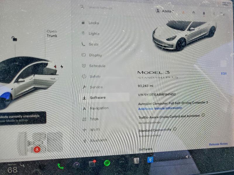 57513686 :رقم المزاد ، 5YJ3E1EA8MF941452 vin ، 2021 Tesla Model 3 مزاد بيع