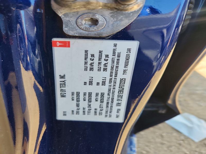 2018 Tesla Model 3 მანქანა იყიდება აუქციონზე, vin: 5YJ3E1EB6JF072225, აუქციონის ნომერი: 55062946