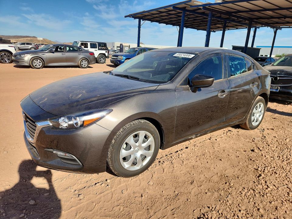 2018 Mazda 3 მანქანა იყიდება აუქციონზე, vin: 3MZBN1U78JM183330, აუქციონის ნომერი: 55624006