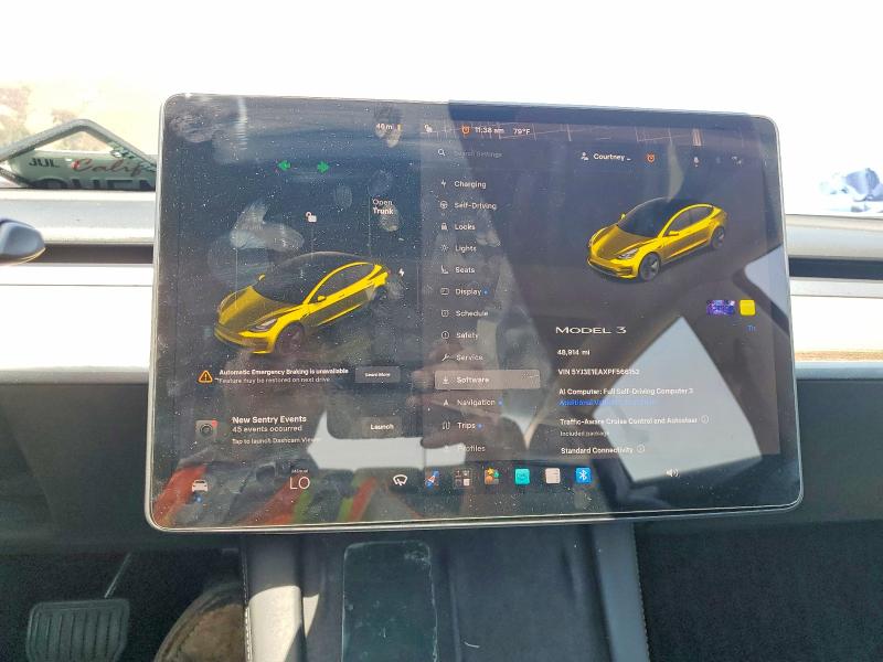 Продаж на аукціоні авто 2023 Tesla Model 3, vin: 5YJ3E1EAXPF566152, номер лоту: 55551046