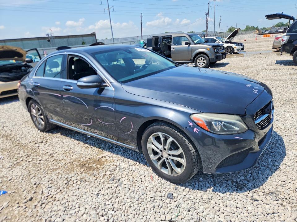 58587296 :رقم المزاد ، 55SWF4KB7FU082008 vin ، 2015 Mercedes-benz C مزاد بيع
