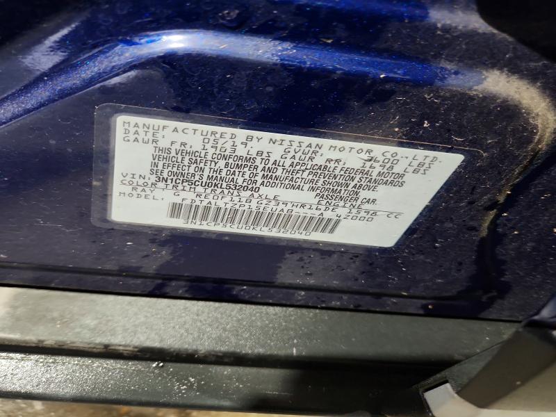 Aukcja sprzedaży 2019 Nissan Kicks, vin: 3N1CP5CU0KL532040, numer aukcji: 57305456