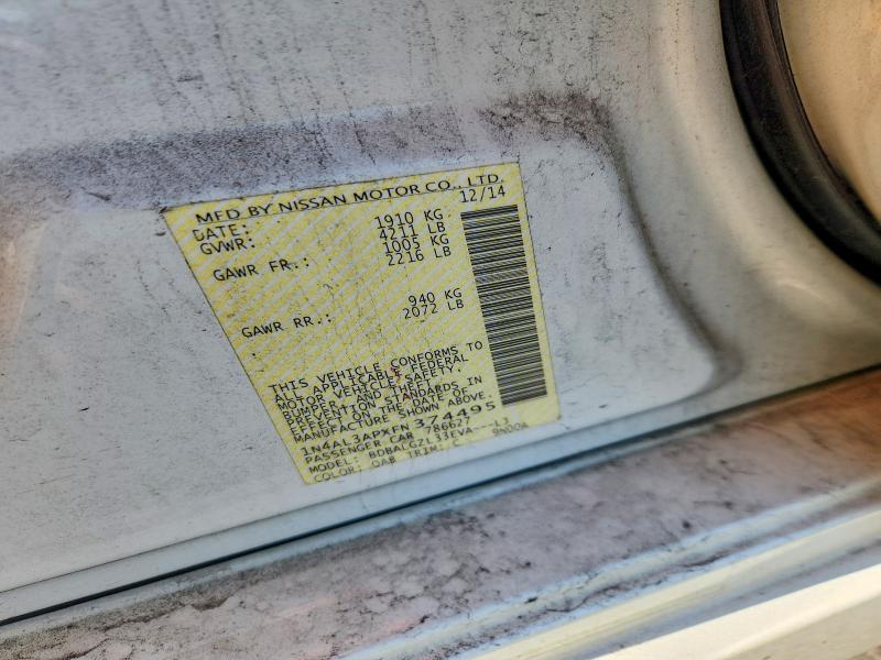 Продаж на аукціоні авто 2015 Nissan Altima, vin: 1N4AL3APXFN374495, номер лоту: 56308636
