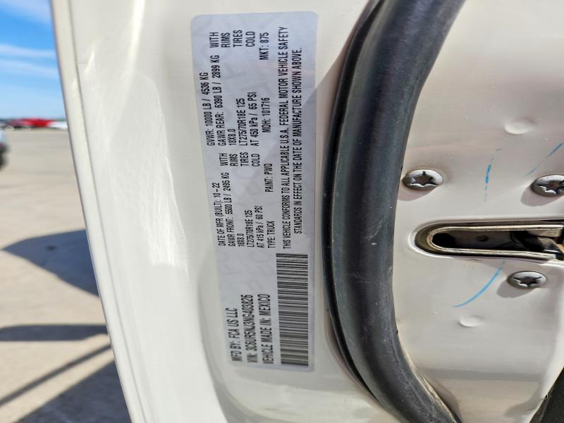 55978586 :رقم المزاد ، 3C6UR5NJ3NG403826 vin ، 2022 Dodge 2500 Ram مزاد بيع