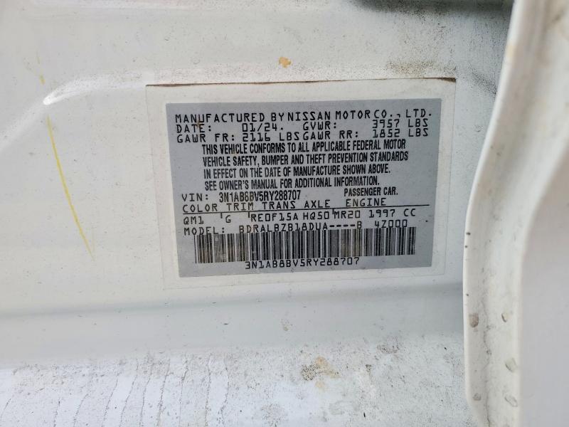Aukcja sprzedaży 2024 Nissan Sentra, vin: 3N1AB8BV5RY288707, numer aukcji: 55789776