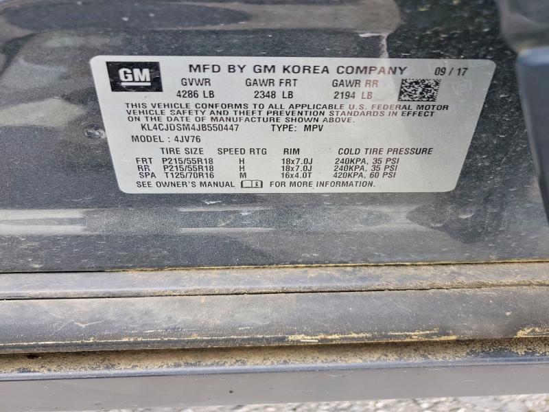 Продажа на аукционе авто 2018 Buick Encore, vin: KL4CJDSM4JB550447, номер лота: 56032406