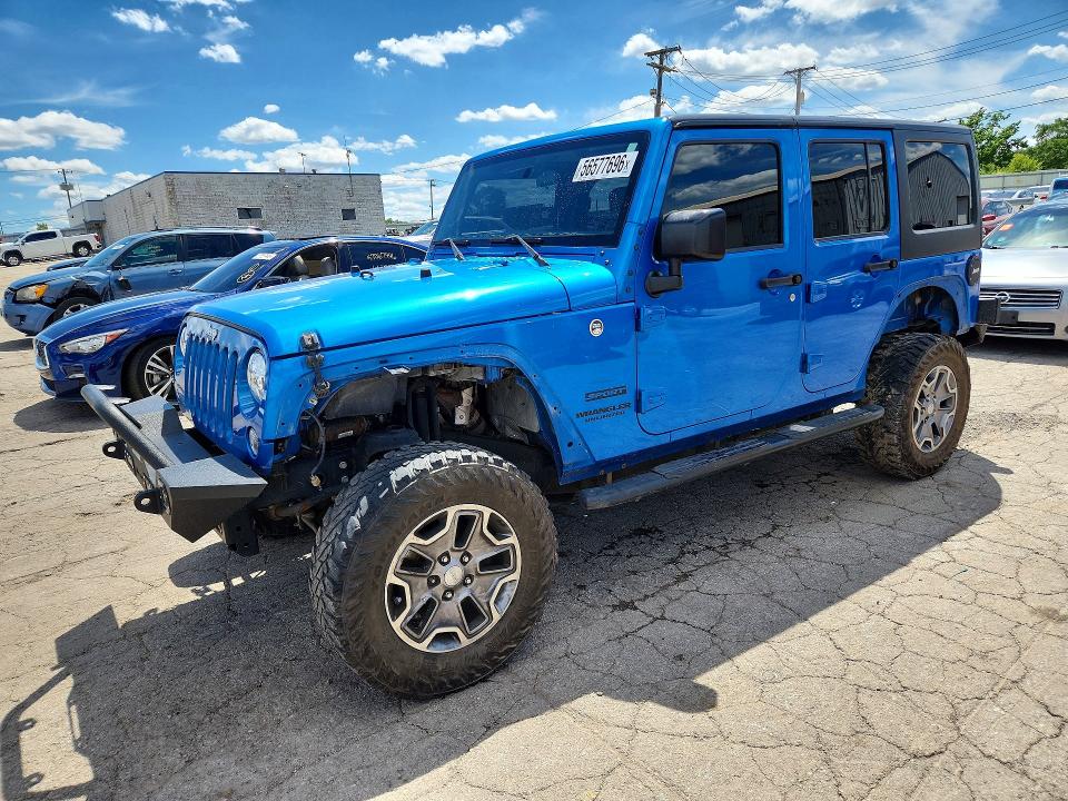 Aukcja sprzedaży 2016 Jeep Wrangler Unlimited, vin: 1C4BJWDG1GL270928, numer aukcji: 56577696