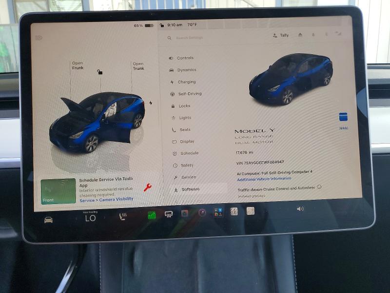 2024 Tesla Model Y მანქანა იყიდება აუქციონზე, vin: 7SAYGDEE1RF064947, აუქციონის ნომერი: 55991736
