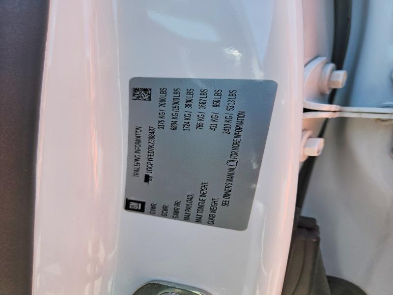 Продажа на аукционе авто 2019 Chevrolet Silverado, vin: 1GCPYFED7KZ398487, номер лота: 55792596