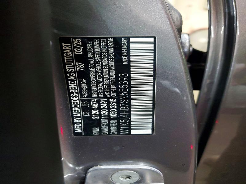 Продажа на аукционе авто 2025 Mercedes-benz Cla, vin: W1K5J4HB7SN555393, номер лота: 55617056