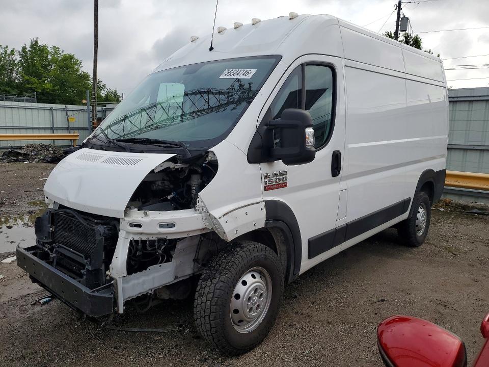 56504746 :رقم المزاد ، 3C6LRVBG4ME567083 vin ، 2021 Ram Promaster 1500 مزاد بيع