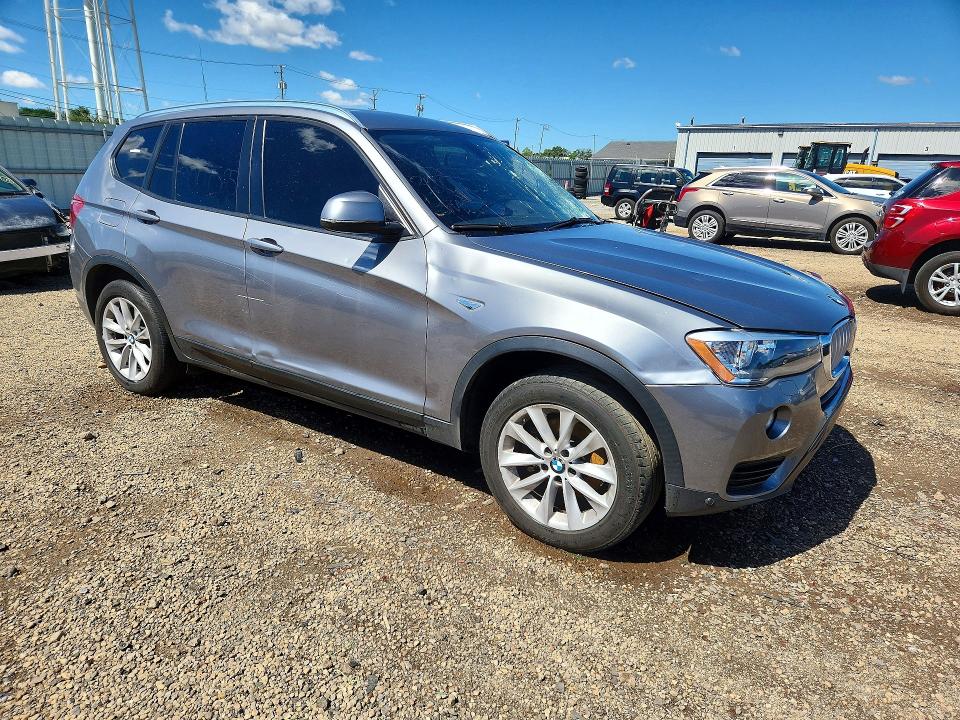 2016 Bmw X3 მანქანა იყიდება აუქციონზე, vin: 5UXWX9C56G0D63366, აუქციონის ნომერი: 57483986