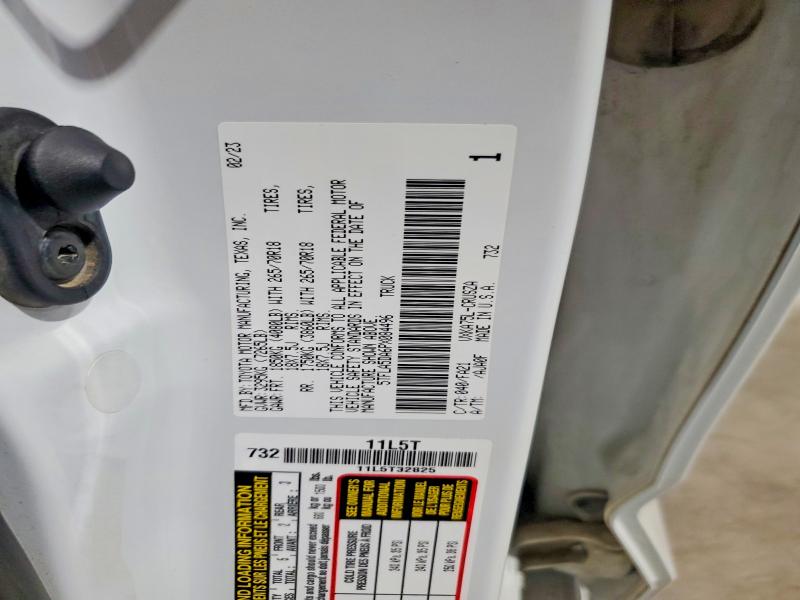 2023 Toyota Tundra მანქანა იყიდება აუქციონზე, vin: 5TFLA5DA6PX084496, აუქციონის ნომერი: 58510576