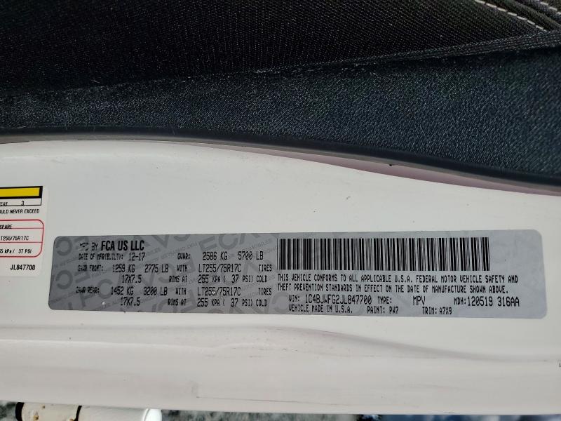 2018 Jeep Wrangler Unlimited მანქანა იყიდება აუქციონზე, vin: 1C4BJWFG2JL847700, აუქციონის ნომერი: 58379056