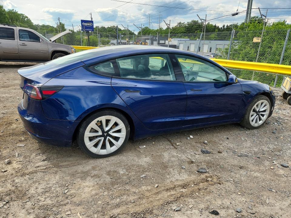 Продаж на аукціоні авто 2022 Tesla 3, vin: 5YJ3E1EA7NF185940, номер лоту: 55779696