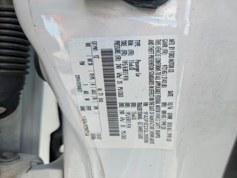 Aukcja sprzedaży 2016 Ford Focus, vin: 1FADP3E23GL395590, numer aukcji: 58038216