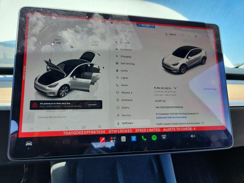 Продаж на аукціоні авто 2023 Tesla Model Y, vin: 7SAYGDEEXPF887034, номер лоту: 57293046