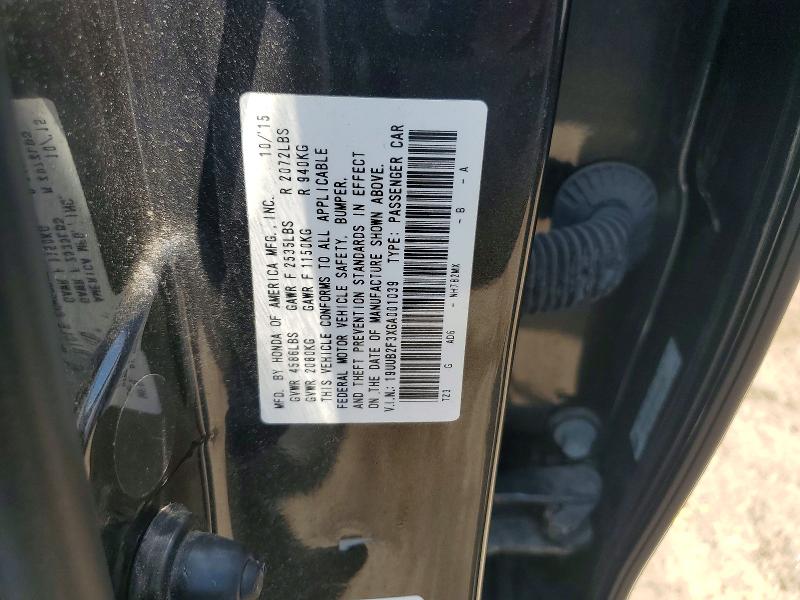 58454896 :رقم المزاد ، 19UUB2F3XGA001039 vin ، 2016 Acura Tlx مزاد بيع