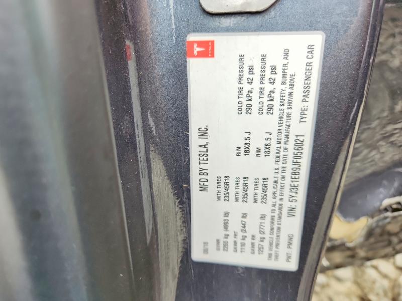 Aukcja sprzedaży 2018 Tesla Model 3, vin: 5YJ3E1EB9JF056021, numer aukcji: 57653696
